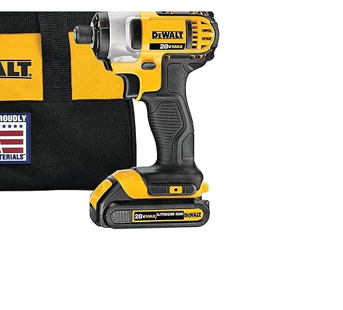 DEWALT 20V MAX Impact Driver Kit, 1/4-Inch, Battery and Charger